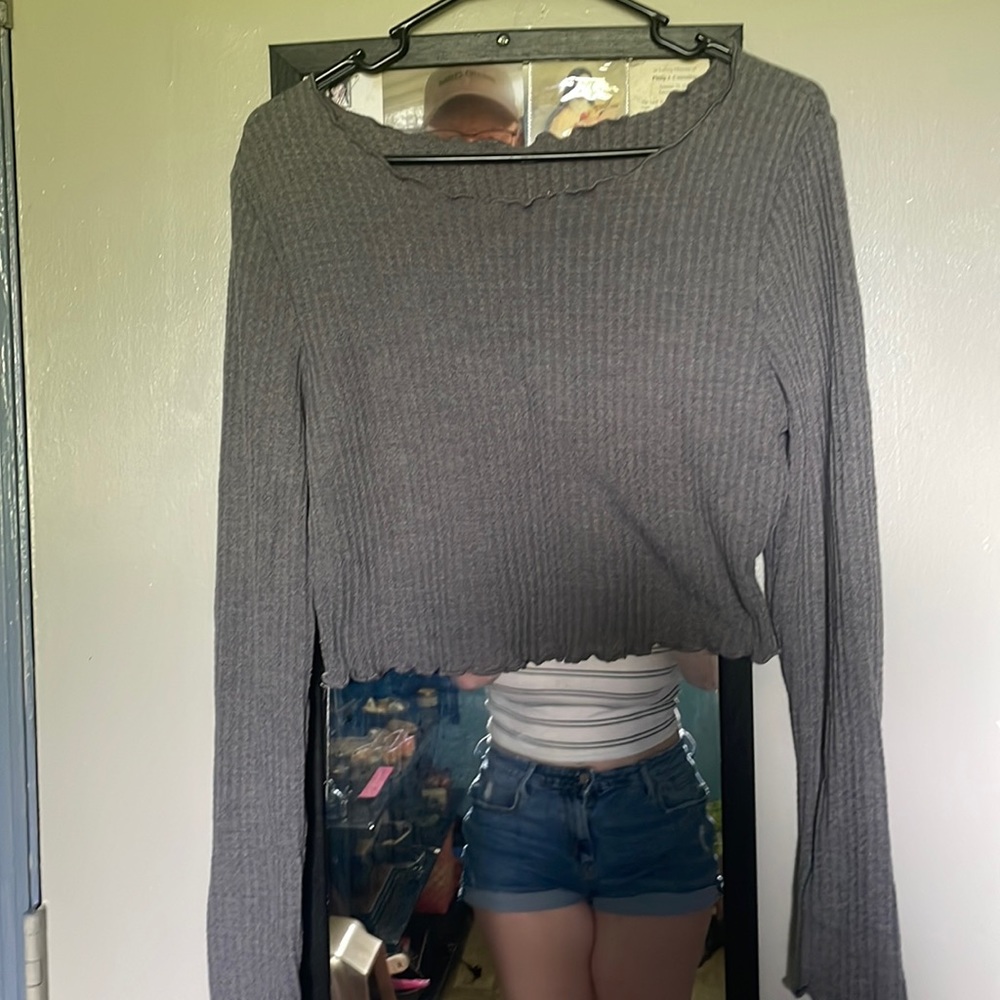 romwe long sleeve shirt.
